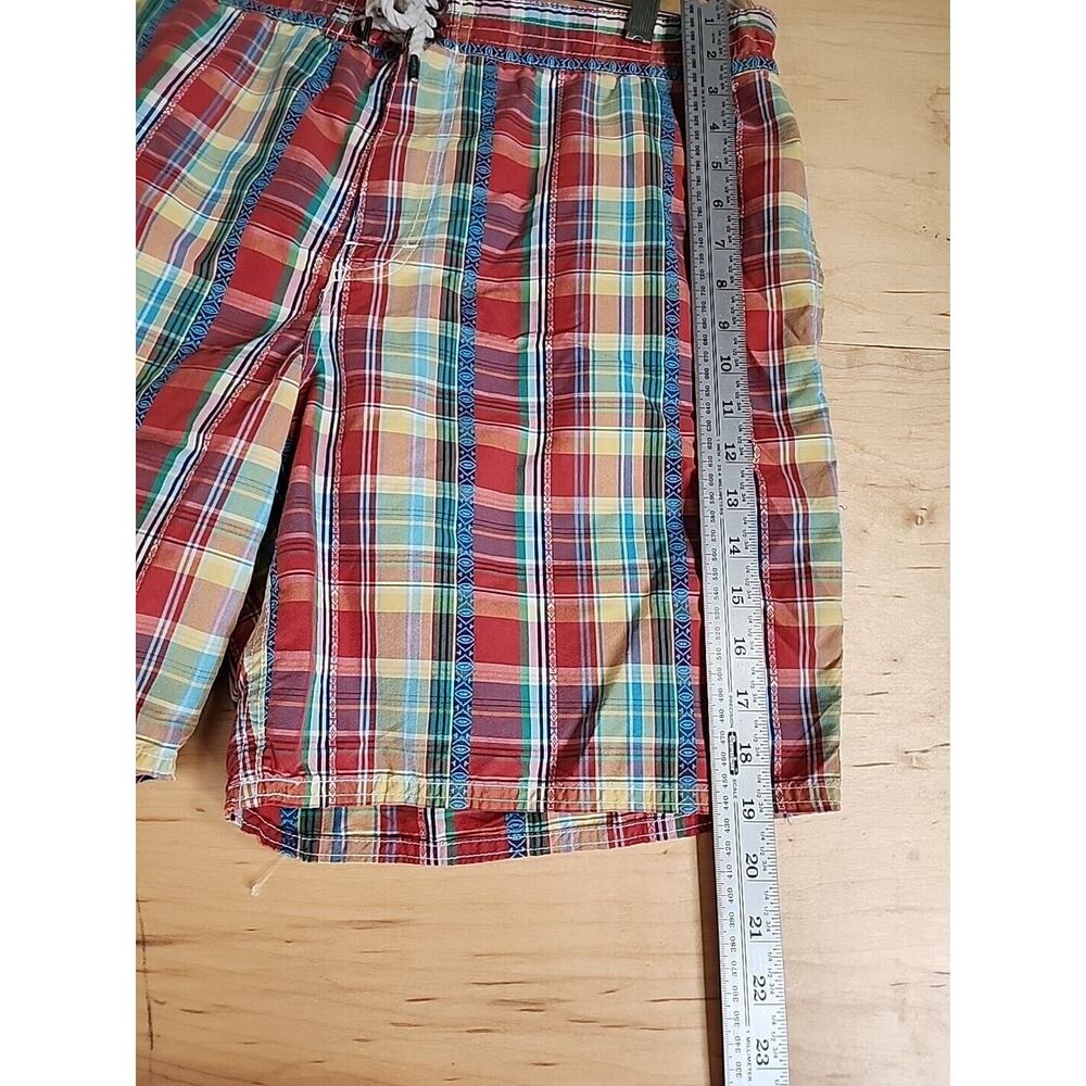 Polo Ralph Lauren Mens Shorts Rope Tie Front Plaid XLarge Preppy, College, beach - Picture 7 of 9
